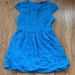 Aqua marine dress.